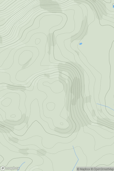 Thumbnail image for Craig y Castell [Dolgellau to Machynlleth] [SH694173] showing contour plot for surrounding peak